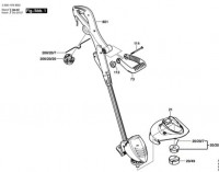 Bosch 3 600 H78 C00 Art 26 Combitrim Lawn Edge Trimmer 230 V / Eu Spare Parts